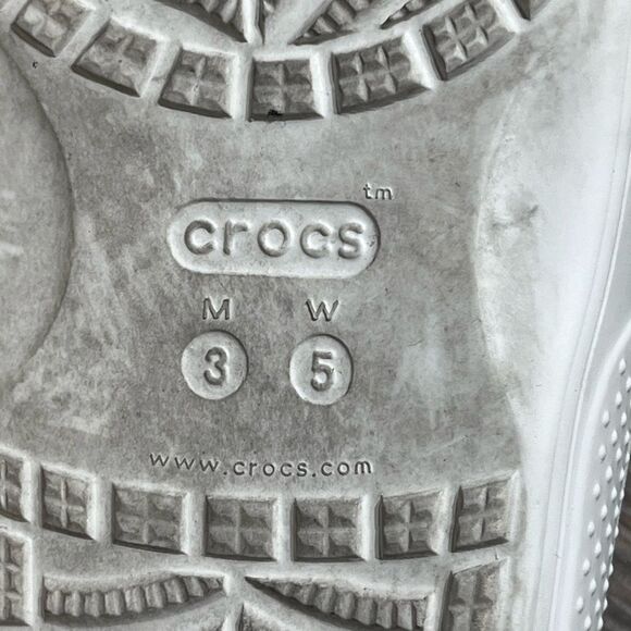 Crocs | Classic Tie Dye‎ Multi Color Graphic Slides M 3 W 5 - Picture 10 of 10